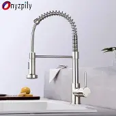 OEM Drehbarer Küchenhahn - Flexibler Gastronomiehahn - Chrom matt