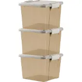OEM Plastikboxen 40l stapelbar mit Deckel und Griffen