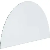 Syfax Feuerstelle Glasplatte Transparent 800 x 500 mm Glas