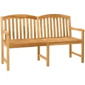 vidaXL Handgefertigte Rosenbank 179,5 x 61 x 90 cm Massivholz Teak