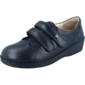 Finn Comfort PROPHYLAXE 96102 Damen Halbschuhe mit Klett schwarz Glattleder - Größe: 38