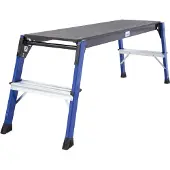 Krause Arbeitsgerüst "StepTop", blau, B:40cm H:45cm L:140cm, Aluminium, Gerüste, Arbeitsgerüst