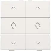 Züblin 101-51046 Doppel Dimmersteuerung für Niko Home Control, white 10151046