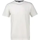 Lerros Premium Basic T-Shirt mit Logo-Print - Broken White - XXL