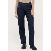 ANGELS Relax-fit-Jeans "LIZ", Damen, Gr. 40, Länge 30, blau (schwarz indigo), Denim/Jeans, Obermaterial: 91% Baumwolle, 6% Polyester, 3% Elasthan, relaxed fit lang, Jeans Relax-fit-Jeans