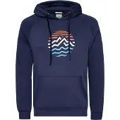 GreenBomb - Mountain Stripes Trek Hoodie - Hoodie Gr S blau