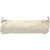 Creativ Company 499070, Weiches Federmäppchen, Baumwolle, Beige, Einfarbig, Reißverschluss, 200 mm