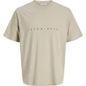 Jack & Jones Rundhalsshirt "JJESTAR mit Pigmentprint und Baumwollgefühl" Baumwolle, relaxed fit