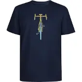 GreenBomb - Bike Front Stamp Fusion T-Shirt - T-Shirt Gr M blau