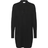 Kaffe Midikleid "Damen Kleid KAlizza", Damen, Gr. XS, N-Gr, schwarz (schwarz deep), Obermaterial: 80% Viskose CV. 20% Nylon NY., Kleider Midikleid