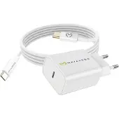 Avizar Mayaxess, 20W Netzteil für Galaxy S21 + USB-C Kabel 1m, Weiß