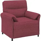vidaXL Sofa Set 2 stk. Weinrot Stoff