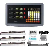 OEM Drehmaschinen-Fräsmaschinen-Dro, 3-Achsen-Anzeige, 3 Stück Linearskalen, SDS3MS DRO SET