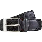 Lerros Ledergürtel "Gürtel *Harvey*", Herren, Gr. 100, schwarz, Materialmix, Gürtel Ledergürtel