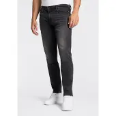 Replay Slim-fit-Jeans "ANBASS", Herren, Gr. 30, Länge 34, schwarz (schwarz delavè), Denim/Jeans, Obermaterial: 99% Baumwolle, 1% Elasthan, slim fit normal, Jeans Slim-fit-Jeans