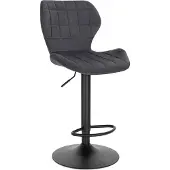 OEM Industrieller Barhocker dunkelgrau mit Rückenlehne