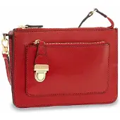 The bridge Rustici Schultertasche 04394201 Ribes-Rot/Gold
