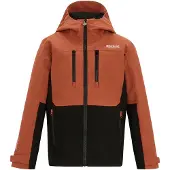 Regatta - "Highton" Jacke, wasserfest für Kinder RG12834 (116) (Ziegelstein/Schwarz)