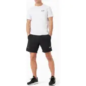 EA7 für Herren. 8NPV03_PNDDZ Dynamic Athlete T-Shirt und Hosen-Set weiß, schwarz (XS), Sportlich, Tennis/Padel, Multisport, Polyester, Kurza