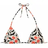 Hurley - Women's Triangle Print - Bikini-Top Gr M weiß