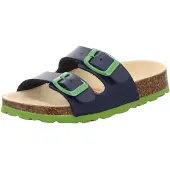 Superfit Fussbettpantoffel blau/grÜn (8210) 28