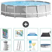 Intex Prism Frame Pool Rund - 427x107 cm - 7-teilig S567