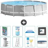 Intex Prism Frame Pool Rund - 427x107 cm - 7-teilig S563