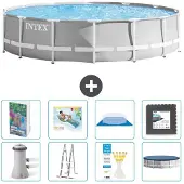 Intex Prism Frame Pool Rund - 427x107 cm - 7-teilig S533