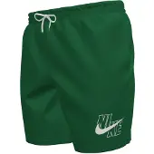Nike Badeshorts "5" VOLLEY SHORT", Herren, Gr. L, N-Gr, grün (malachite), Web, Obermaterial: 100% Polyester, Badehosen Badeshorts, mit integrierter Mesh-Innenhose, mit seitlichen Taschen