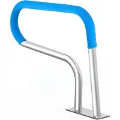 Vevor Pool-Handlauf 32 x 23 Zoll Edelstahl mit Grundplatte für Spas