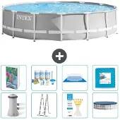 Intex Prism Frame Pool Rund - 427x107 cm - 7-teilig S536
