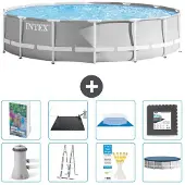 Intex Prism Frame Pool Rund - 427x107 cm - 7-teilig S543