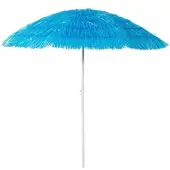 Mojawo Hawaii Sonnenschirm Gartenschirm Strandschirm rund Ø1,6m Blau