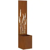 Syfax Garten Sichtschutz-Leinwand Rostig 32 x 150 cm Wetterfeststahl