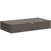 vidaXL Aufbewahrungsbox Vliesstoff 100 x 50 x 18 cm 90 l Grau