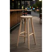 Xl Moebel Gmbh Beige Barhocker aus Holz ideal für moderne Einrichtungen