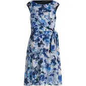 Vera Mont Cocktailkleid "Damen mit Bindegürtel" Ohne Tasche Druck
