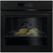 AEG NBU7P60KT Pyrolyse Backofen Matt Black