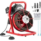 Vevor Rohrreinigungsmaschine mit Manuellem Vorschub