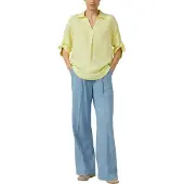 s.Oliver Hemdbluse mit 3/4-Ärmeln