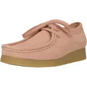 Clarks Schnürschuhe Wallabee EVO mit bequemer Sohle 5342C Light Pink Suede 35,5