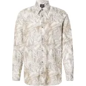 Armani Exchange für Herren. XM002290AF22716F1146 Oversized Hemd beige (XS), Lässig, Baumwolle, Langarm