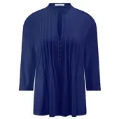 Peter Hahn Jerseybluse blau