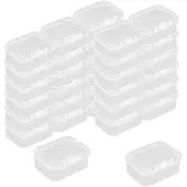 OEM 32er-Set transparente Aufbewahrungsboxen mit Deckel, 45x34x20 mm