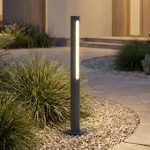 LINDBY LED-Wegeleuchte Liravel, Höhe 60 cm, anthrazit, IP65