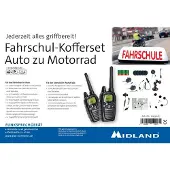 Midland Fahrschulkoffer G7 Pro "Auto zu Motorrad"