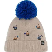 Eisbar Talur Pompon Mütze Kids brushed silver/lapis (133) 53