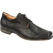 Think! Think GURU Herrenschuhe - elegante Halbschuhe - Schnürschuhe schwarz