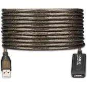 Ewent EW1023, 20 m, USB A, USB A, USB 2.0, 0,48 Gbit/s, Schwarz