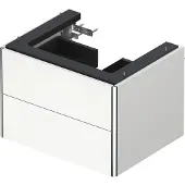 Duravit Waschtischunterbau XSQUARE 397x584x460mm weiss matt